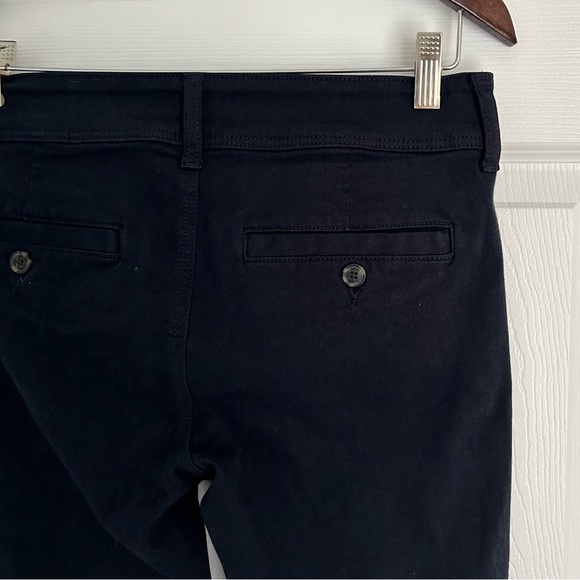 American Eagle Kick Boot Women's 8R Navy Dress Pants Midrise Stretch - Picture 10 of 15